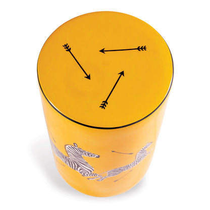 Zebra Yellow Stool