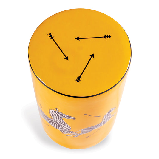 Zebra Yellow Stool