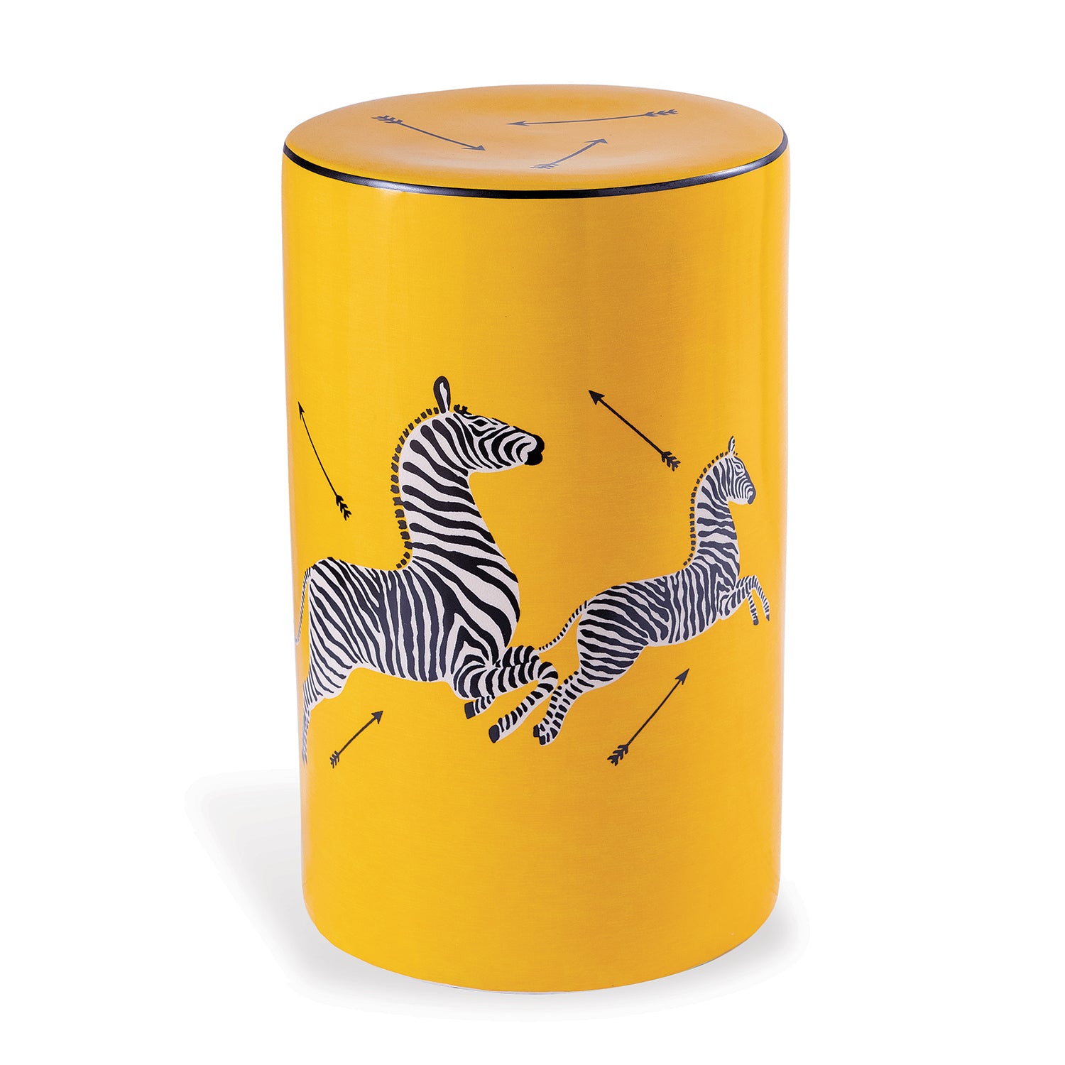 Zebra Yellow Stool