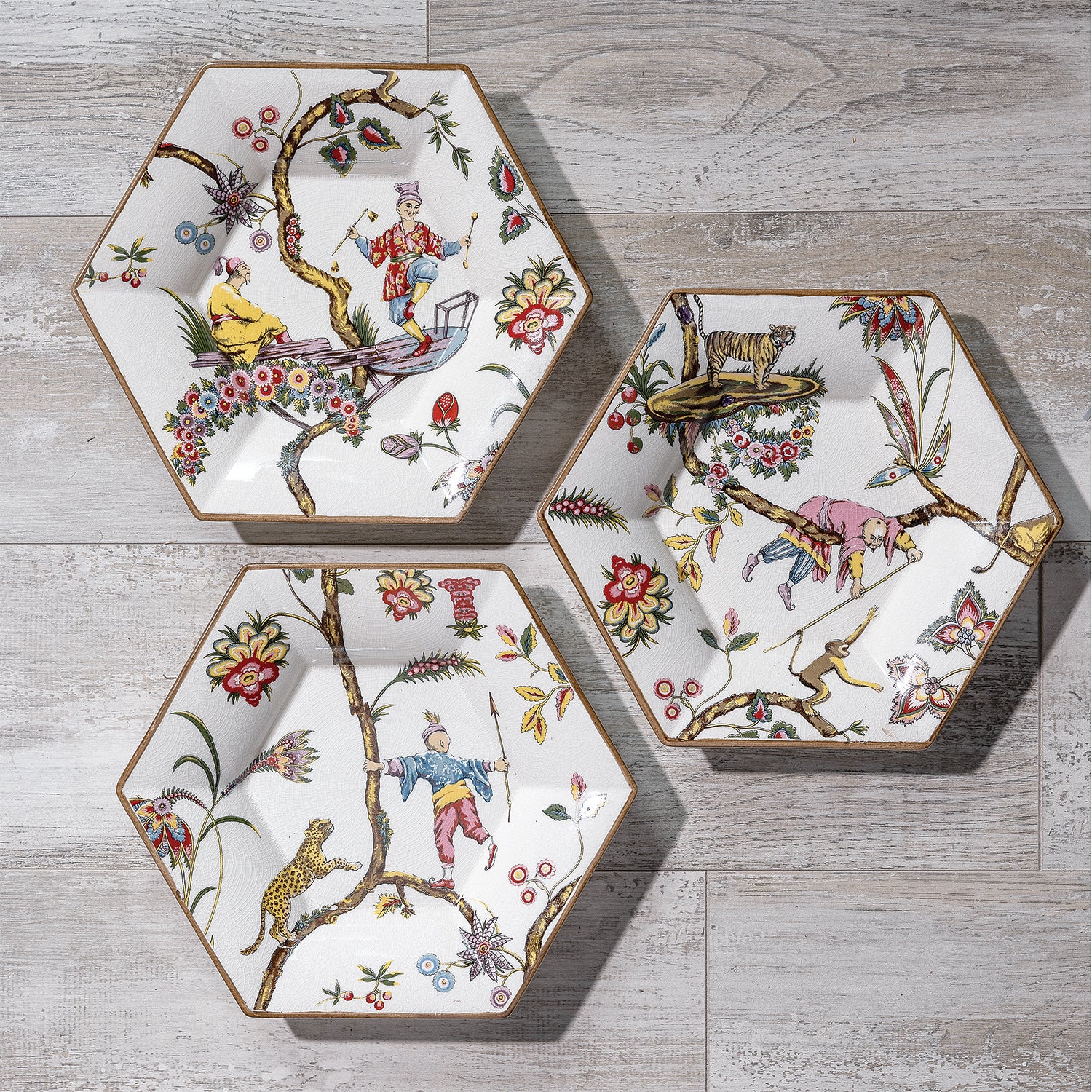 Chinoise Exotique Plates Set/3