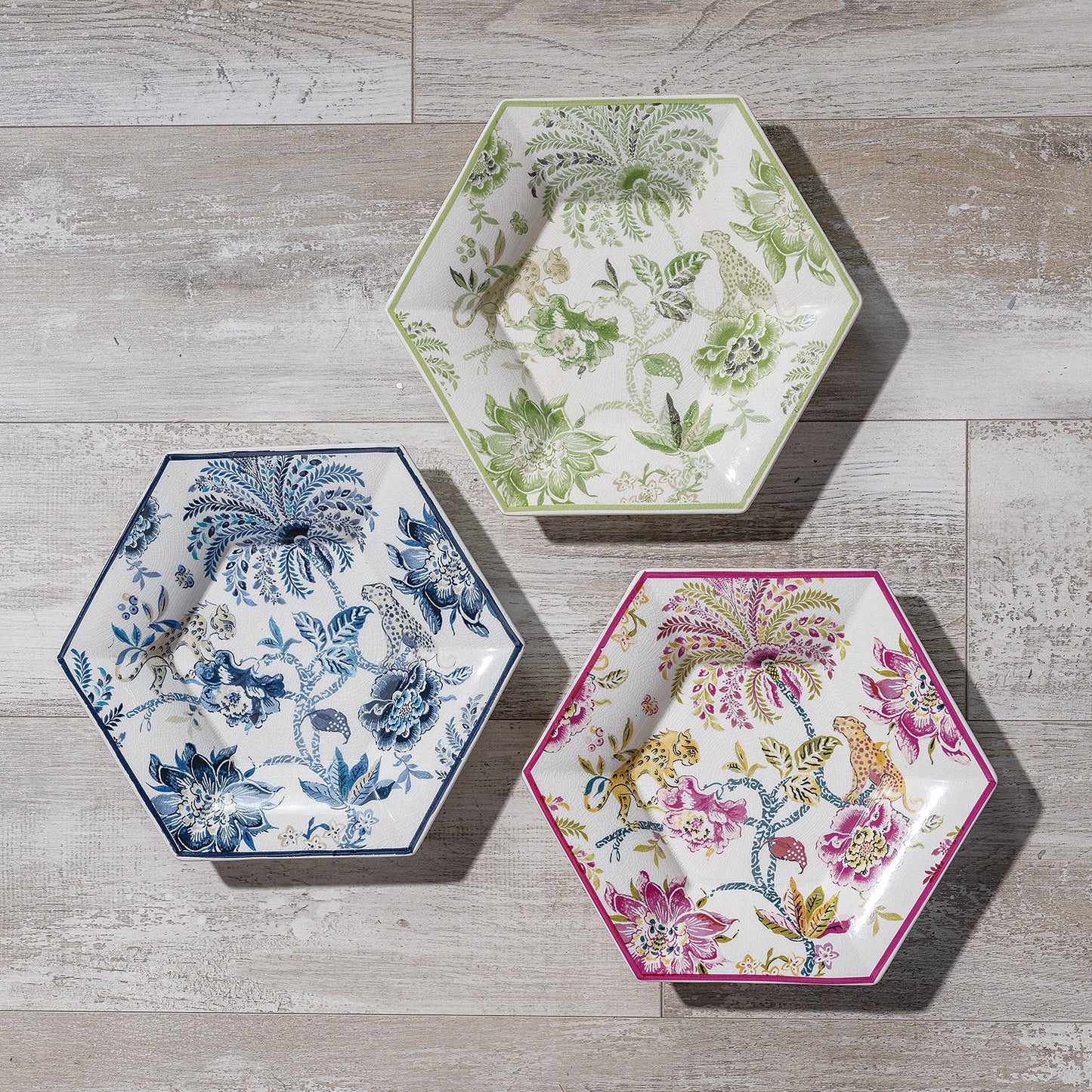 Braganza Hex Plates Set/3