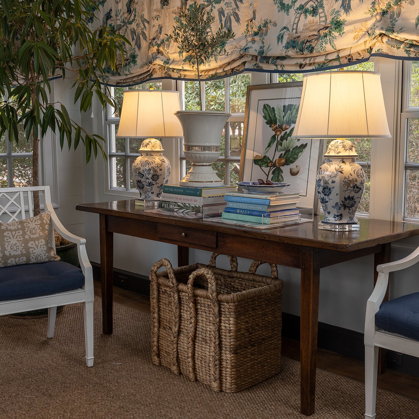 Braganza Blue Lucite Tray