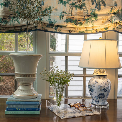 Braganza Blue Lucite Tray