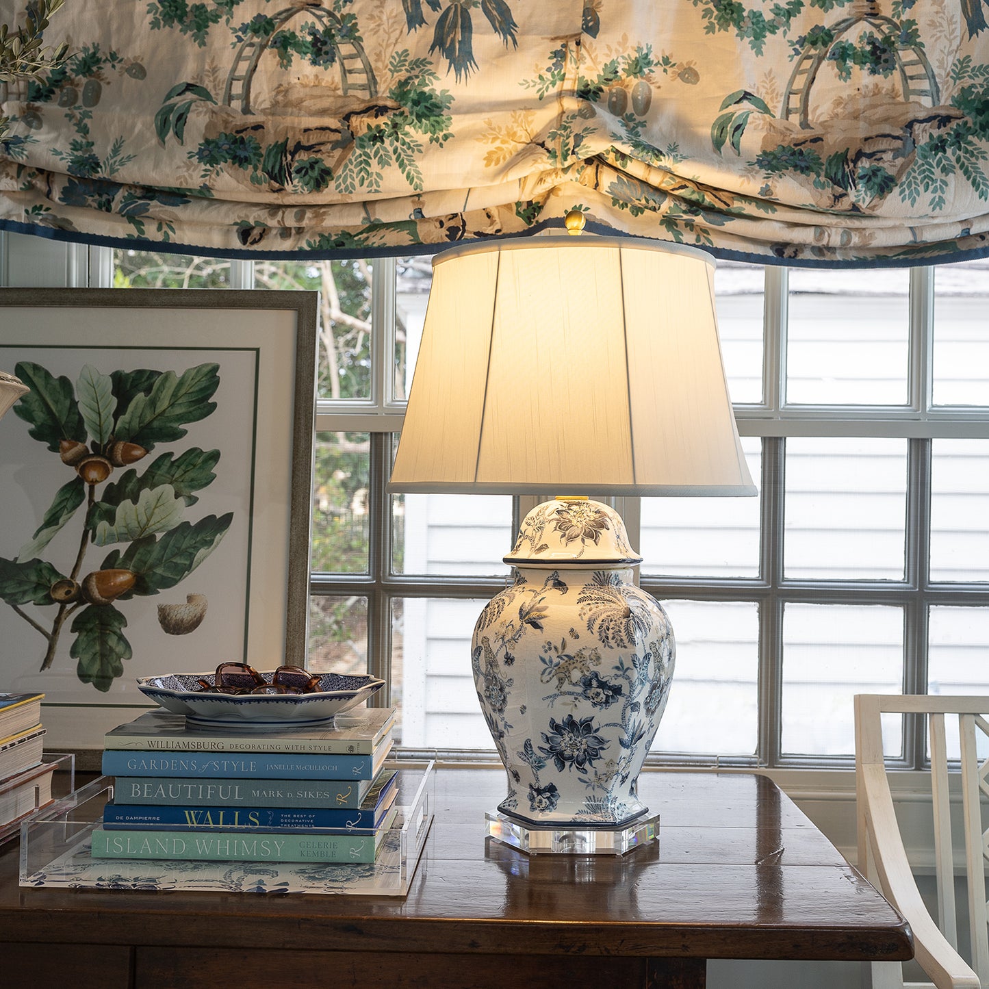 Braganza Blue Lucite Tray