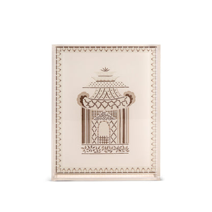 Pagoda Garden Moca Vanity Tray