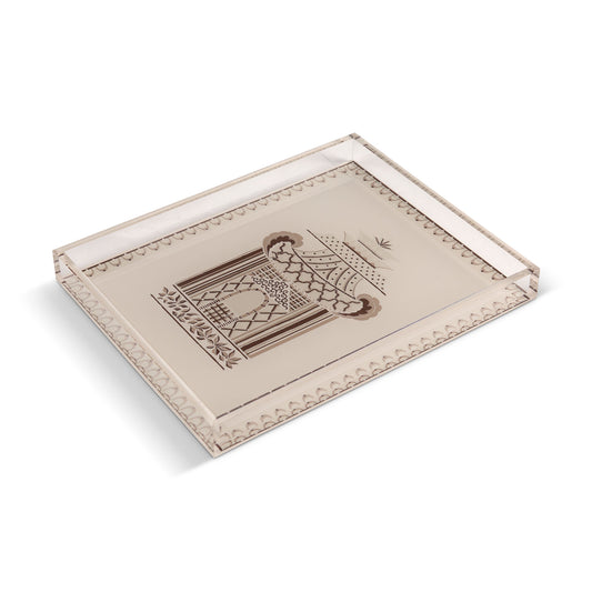Pagoda Garden Moca Vanity Tray