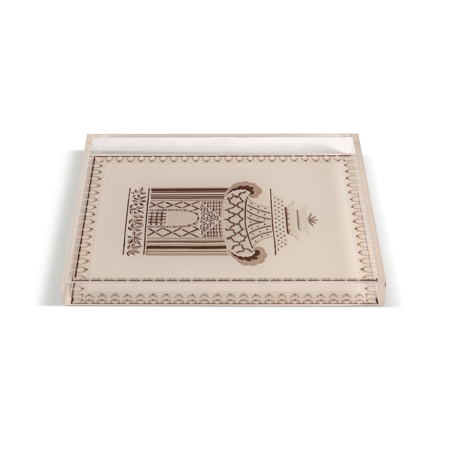 Pagoda Garden Moca Vanity Tray