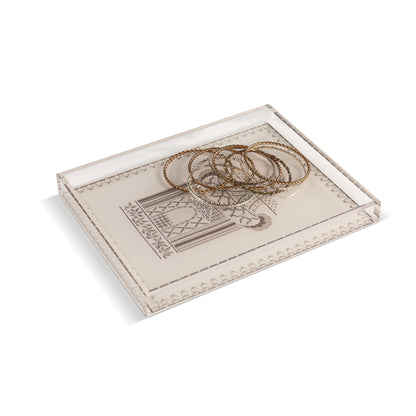 Pagoda Garden Moca Vanity Tray
