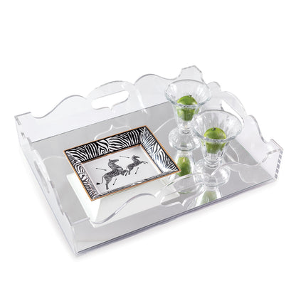 Queen Anne Lucite Tray