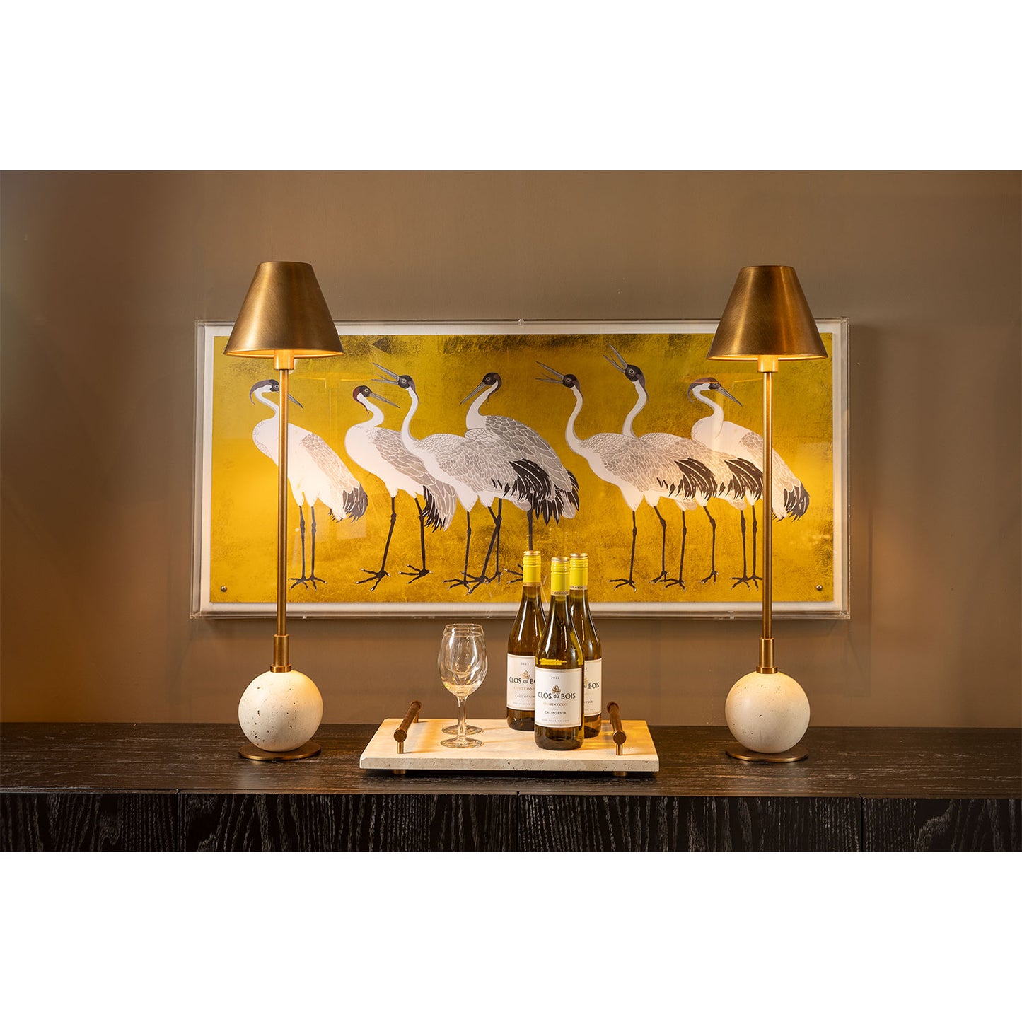 Tivoli Brass / Natural Tray