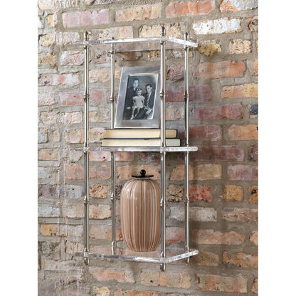 Carmel Nickel/Lucite Shelf