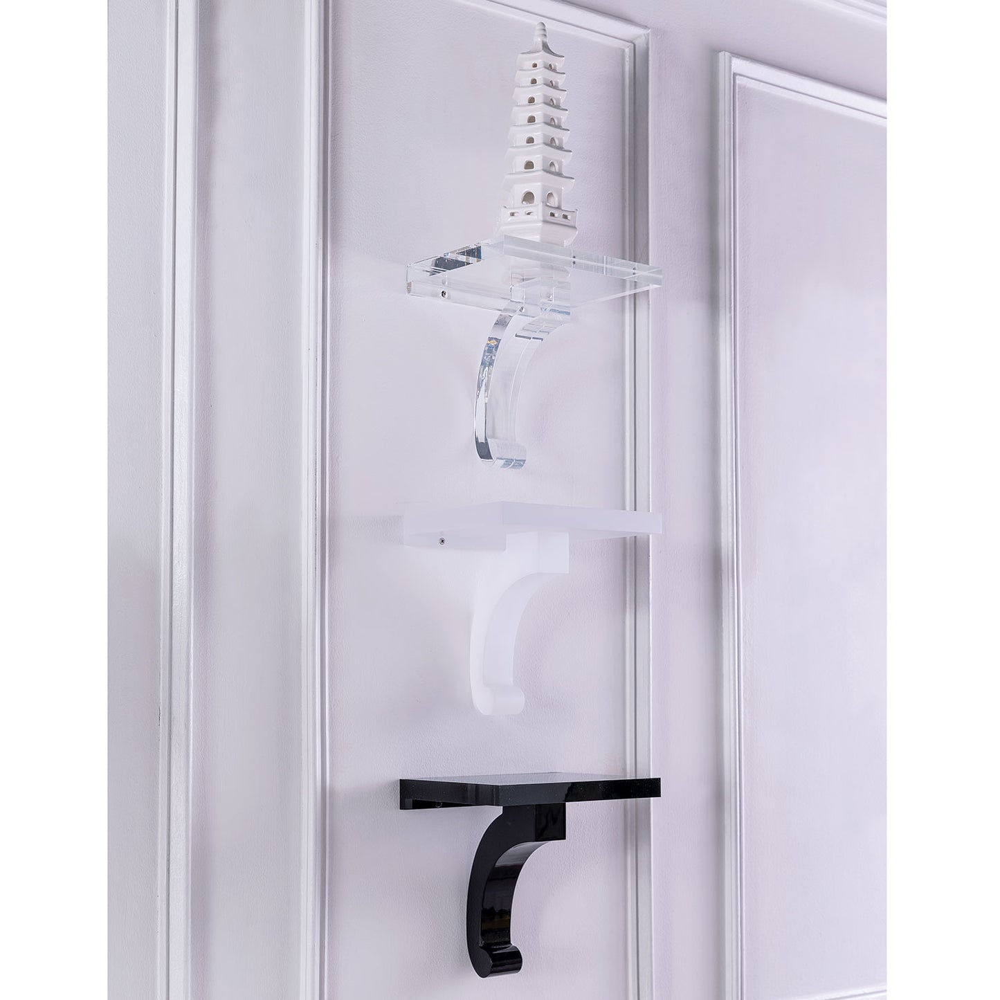 Glencoe Clear Lucite Shelf