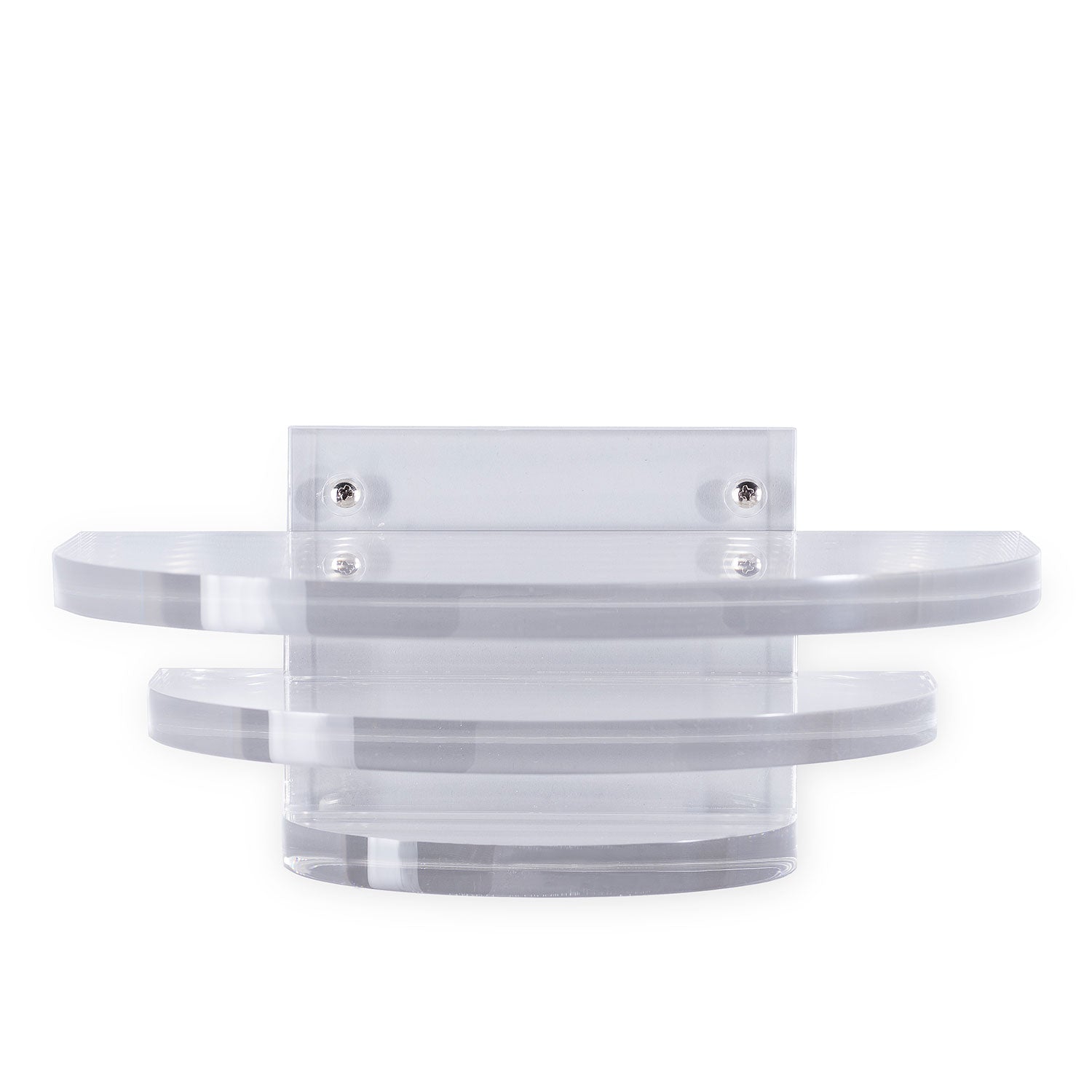 Deco Round Clear Lucite Shelf