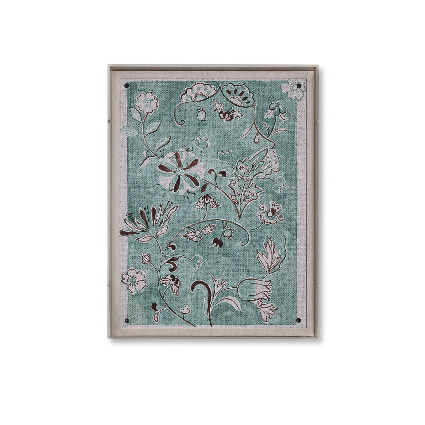 Celadon Flowers I