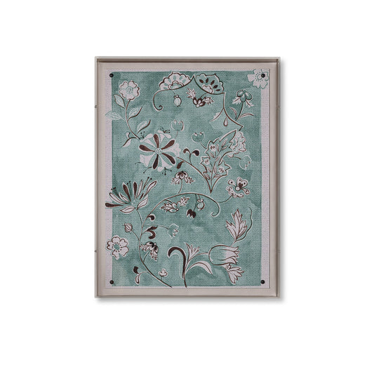 Celadon Flowers I