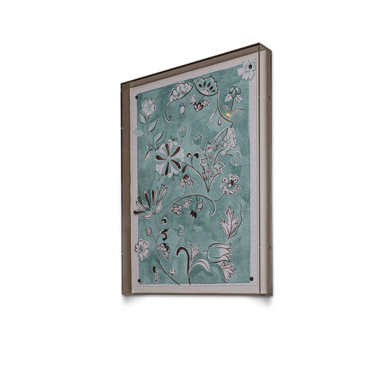 Celadon Flowers I