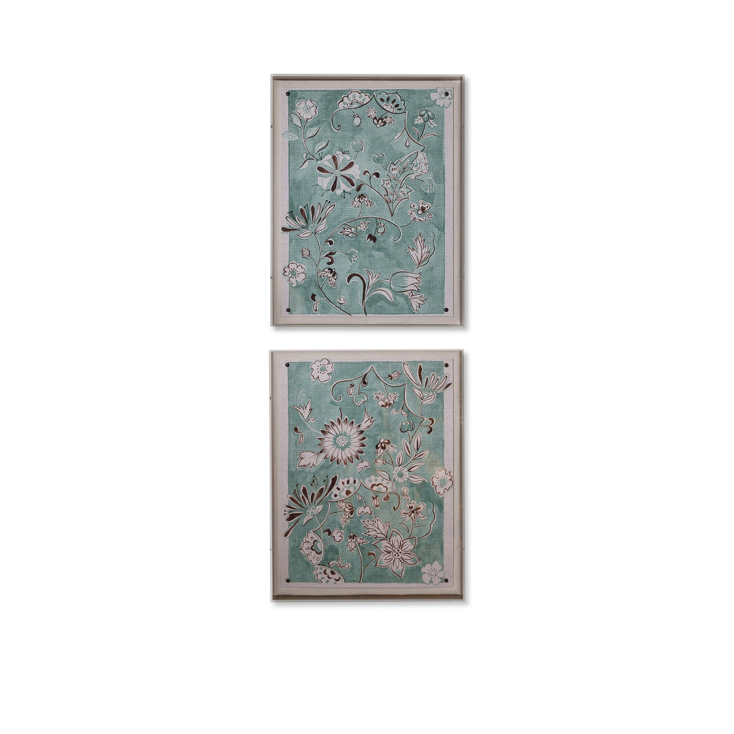 Celadon Flowers I