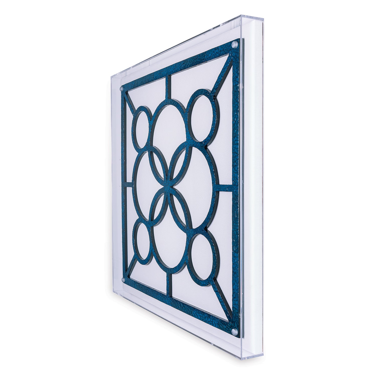 Layered Circles Blue