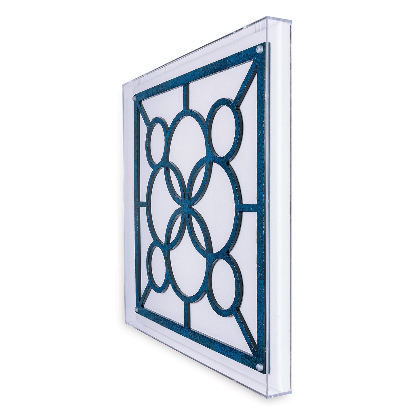 Layered Circles Blue