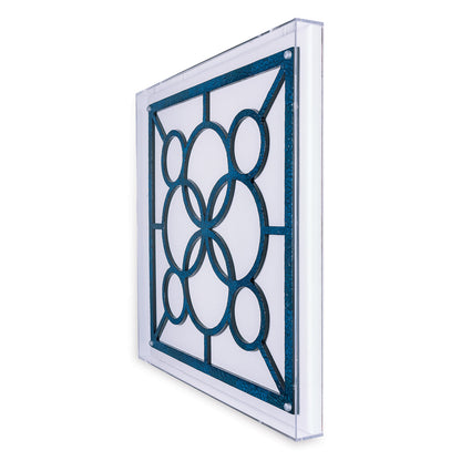 Layered Circles Blue