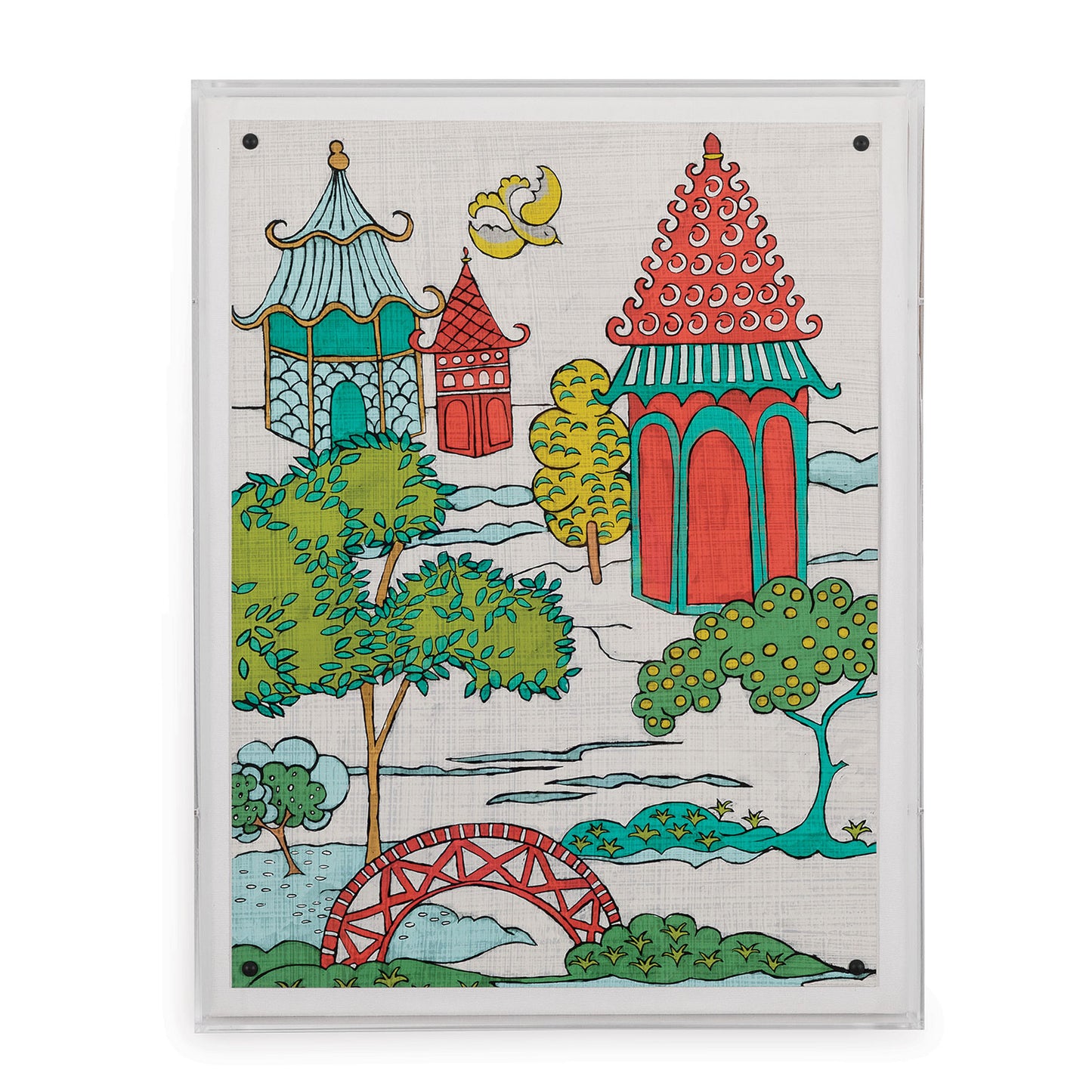 Pagoda Landscape I