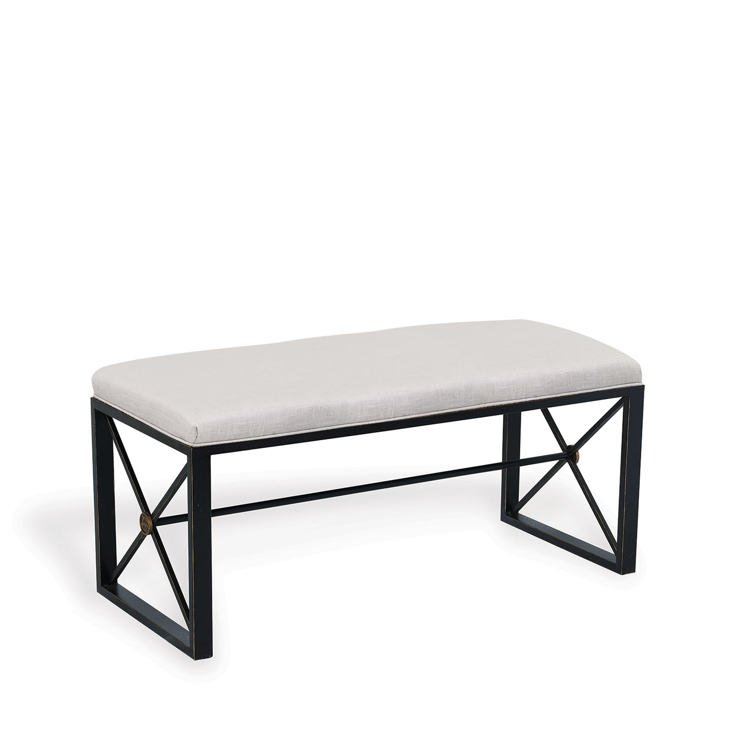 Medallion Black Double Bench