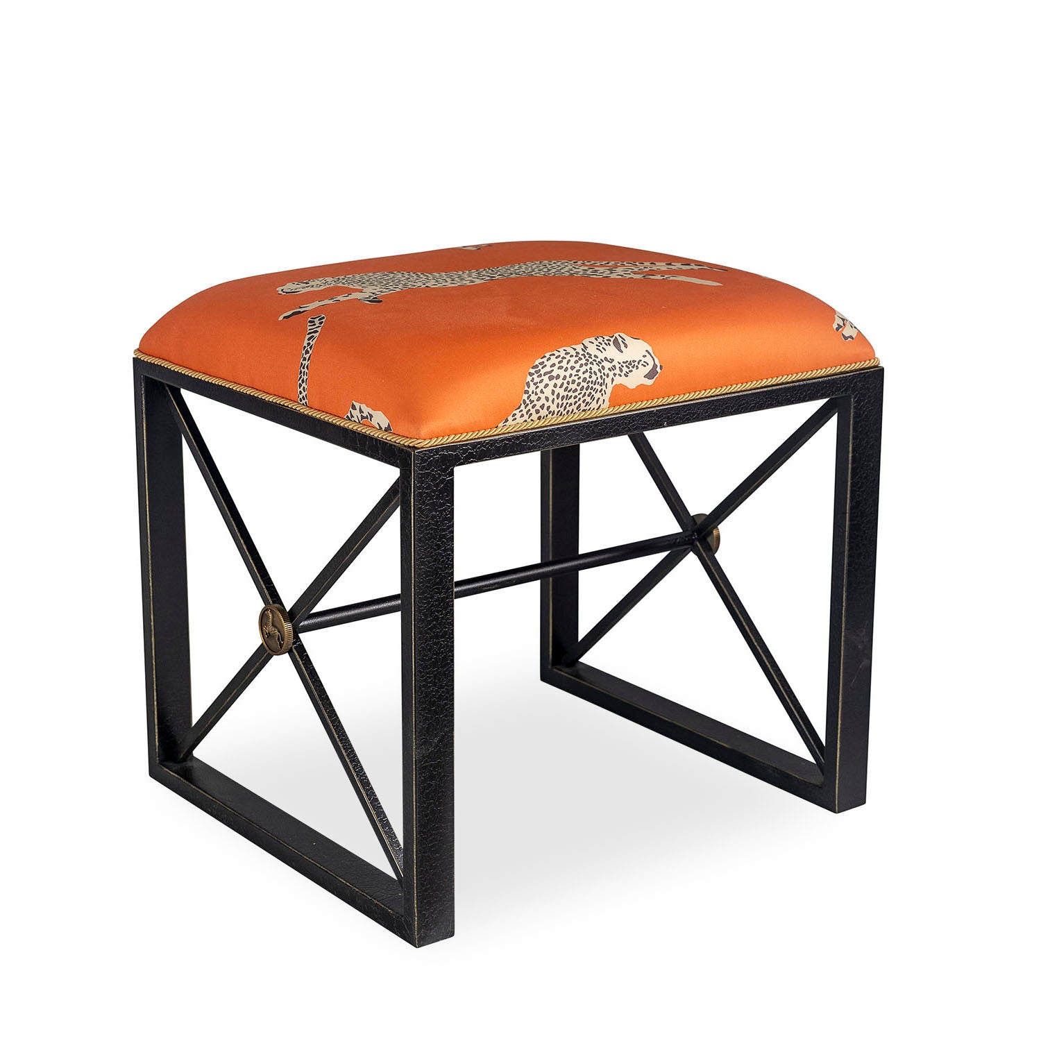 Coin Bench Medallion Black Leaping Cheetah Clementine Bench – Port 68