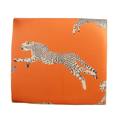 Medallion Gold Leaping Cheetah Clementine Bench