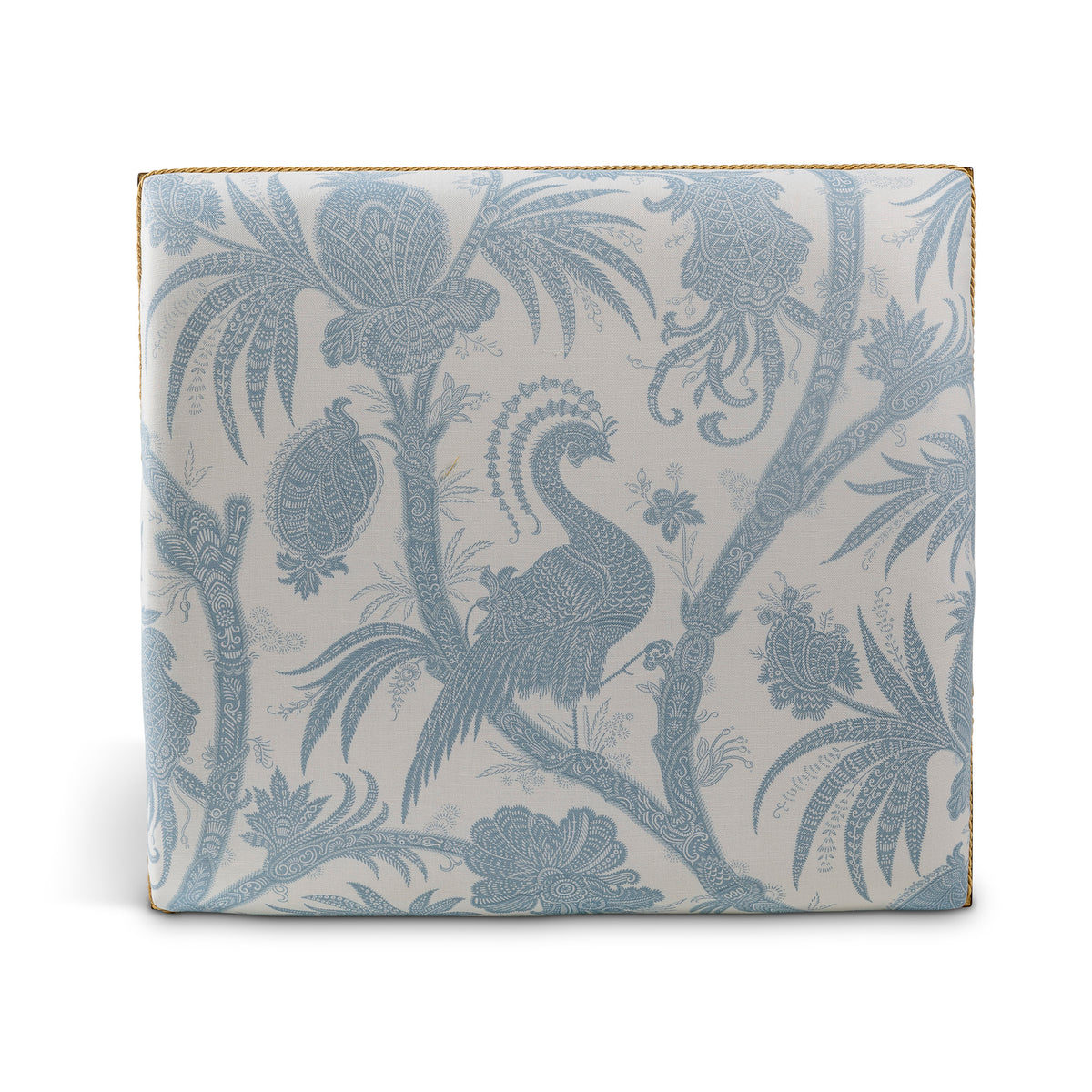 Medallion Gold Balinese Peacock Sky Single Bench