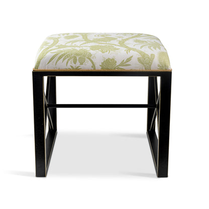 Medallion Black Balinese Peacock Pear Single Bench