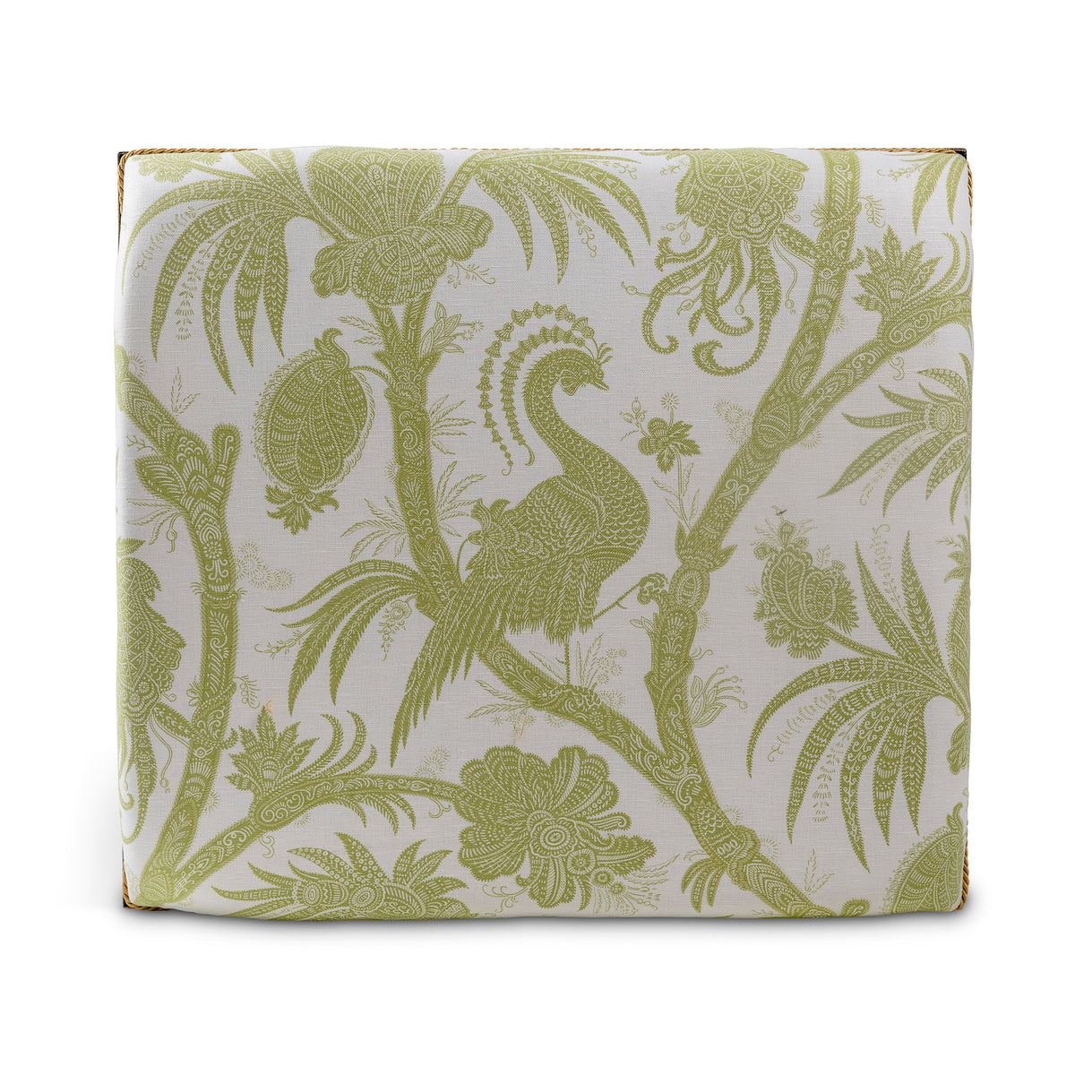 Medallion Black Balinese Peacock Pear Single Bench