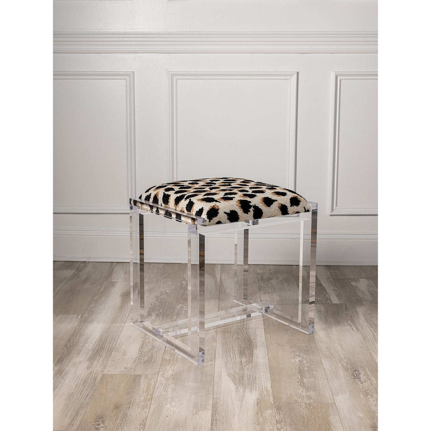 Glencoe Ocelot Black Bench