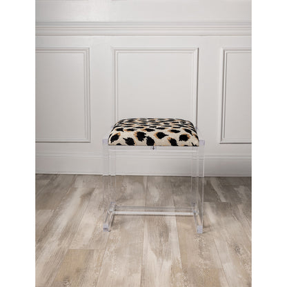 Glencoe Ocelot Black Bench