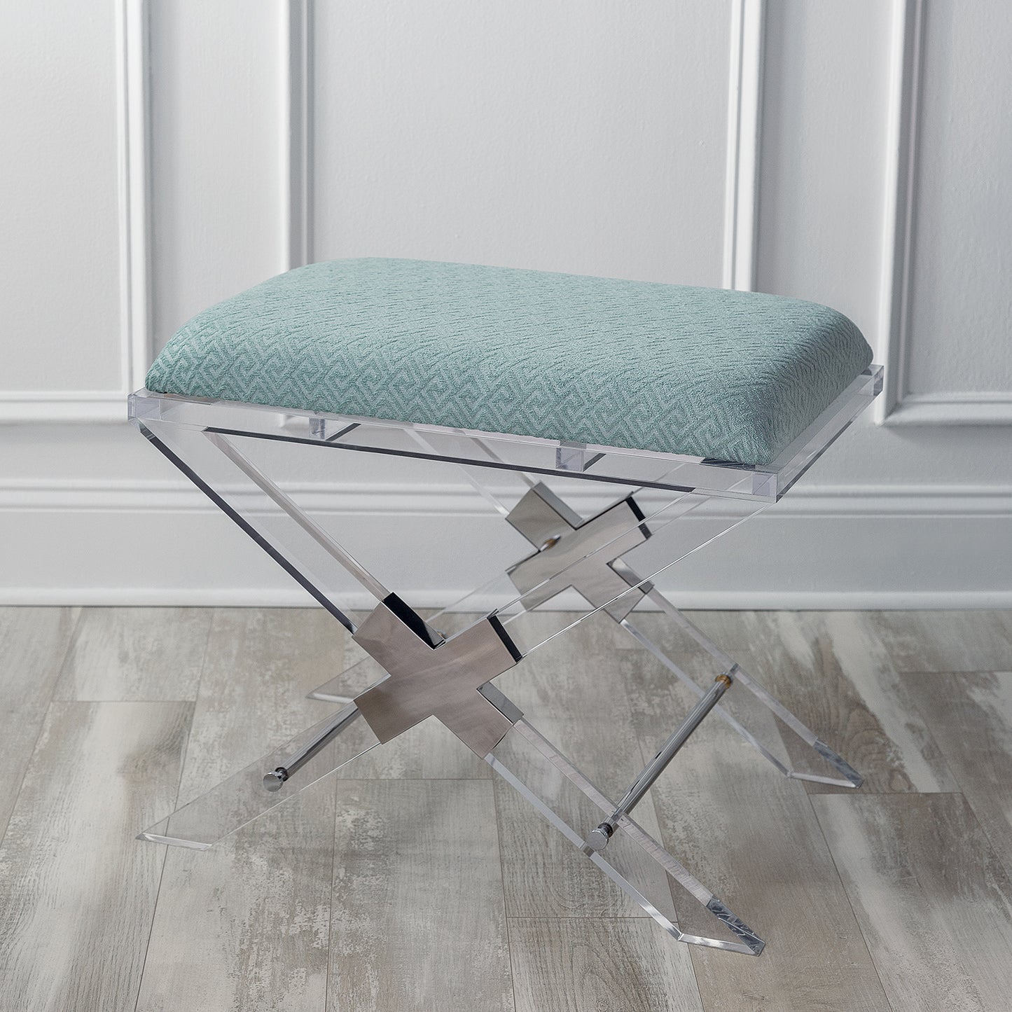 Crossing Nigel Celadon Bench