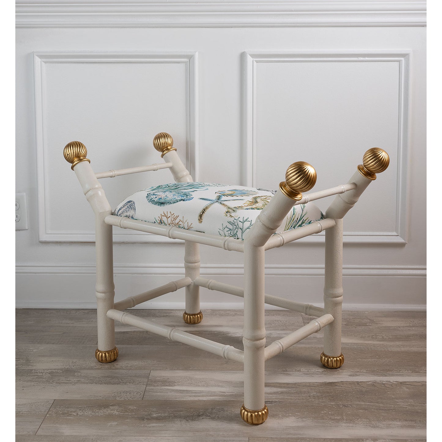 Boca White Ocean Bench