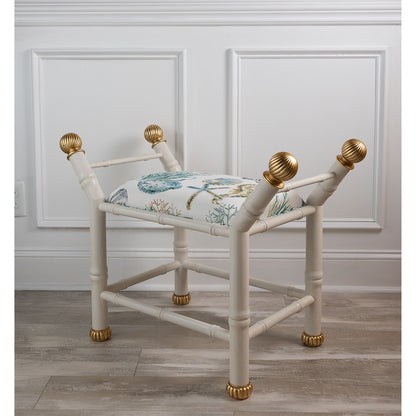 Boca White Ocean Bench