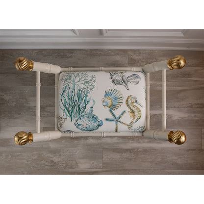 Boca White Ocean Bench