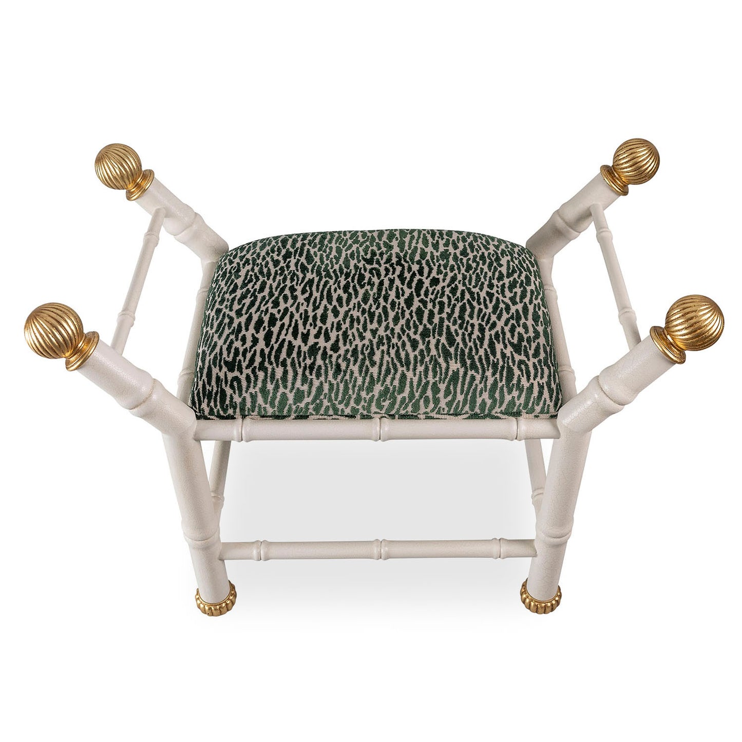 Boca White Earl Emerald Bench