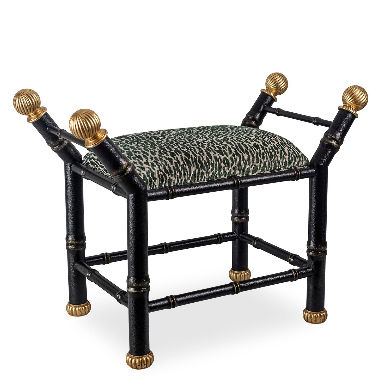Boca Black Earl Emerald Bench