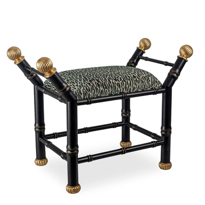 Boca Black Earl Emerald Bench