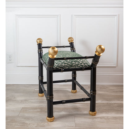 Boca Black Earl Emerald Bench