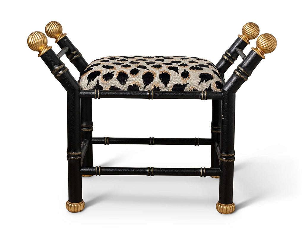 Boca Black Ocelot Black Bench