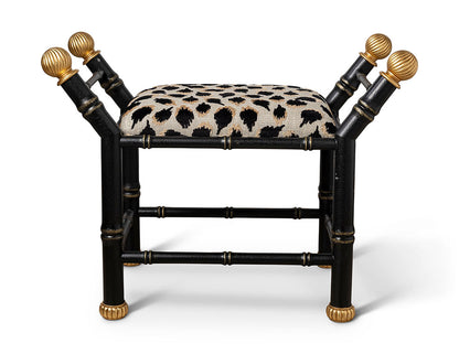 Boca Black Ocelot Black Bench