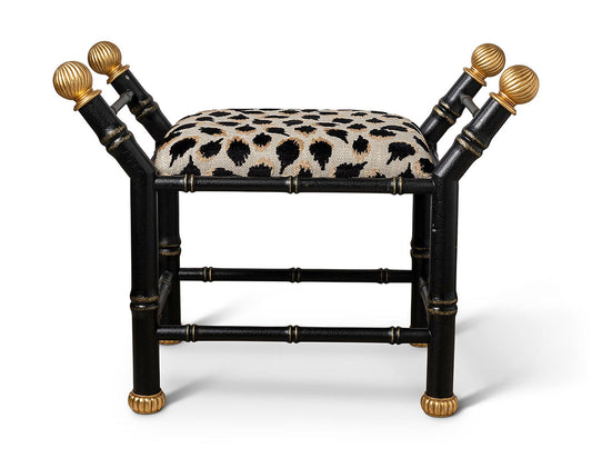 Boca Black Ocelot Black Bench