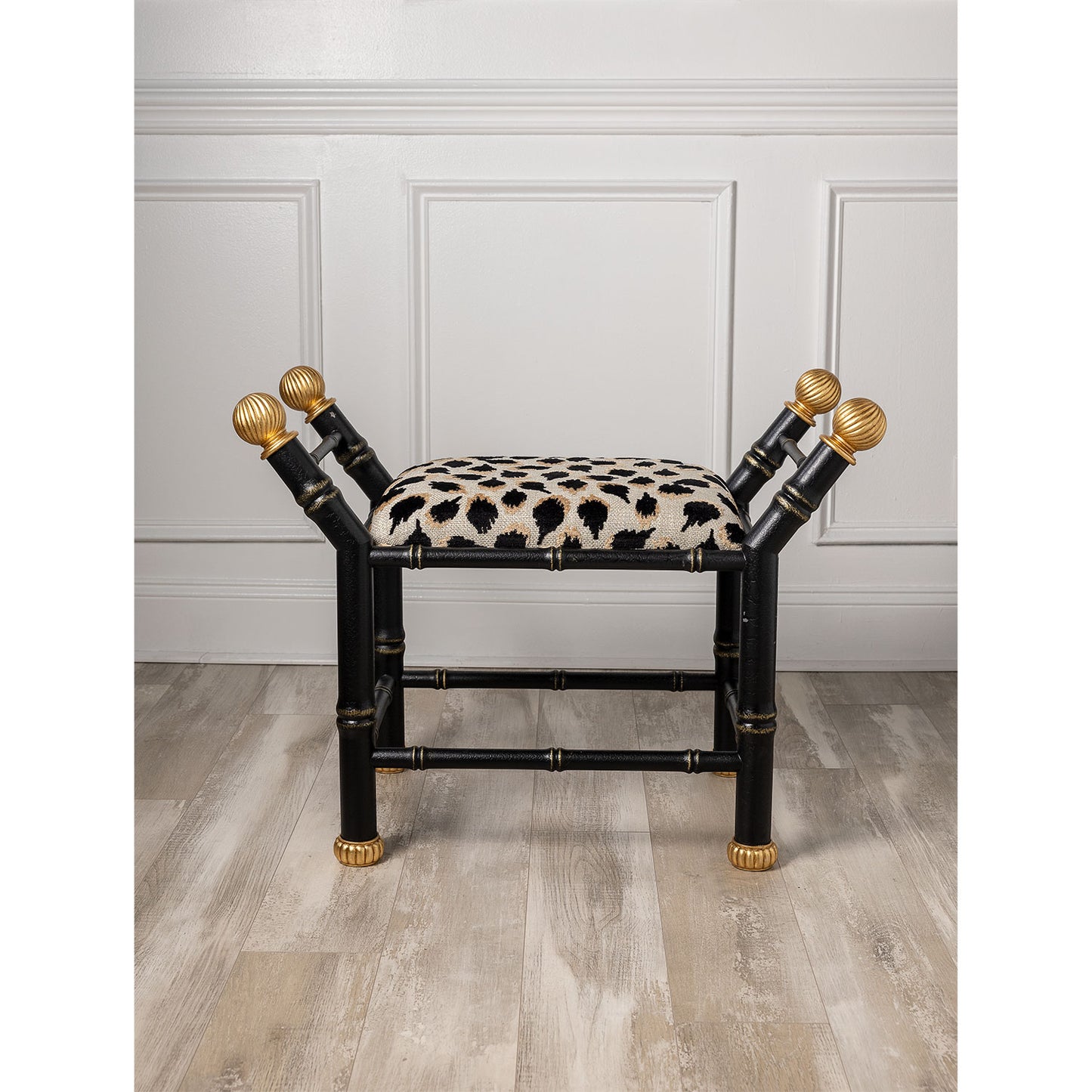 Boca Black Ocelot Black Bench