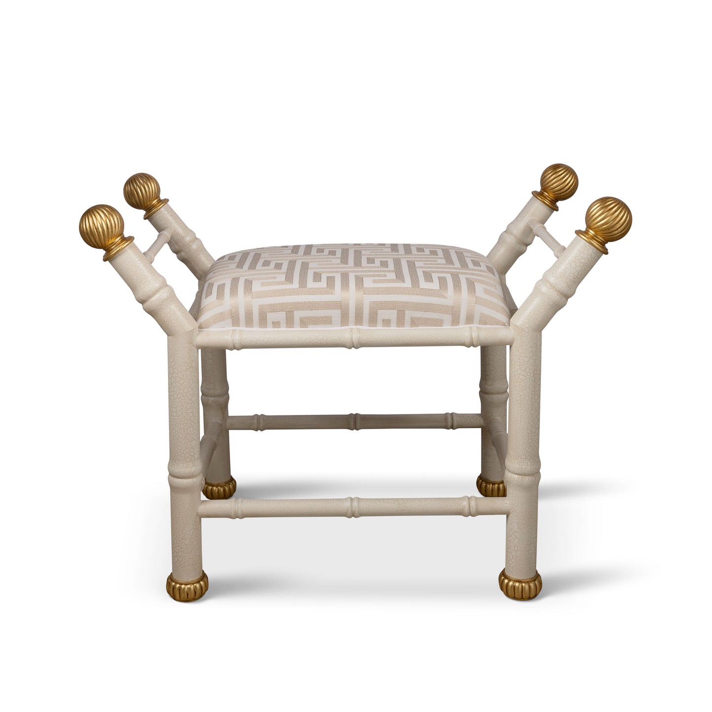 Boca White Paros Key Bench