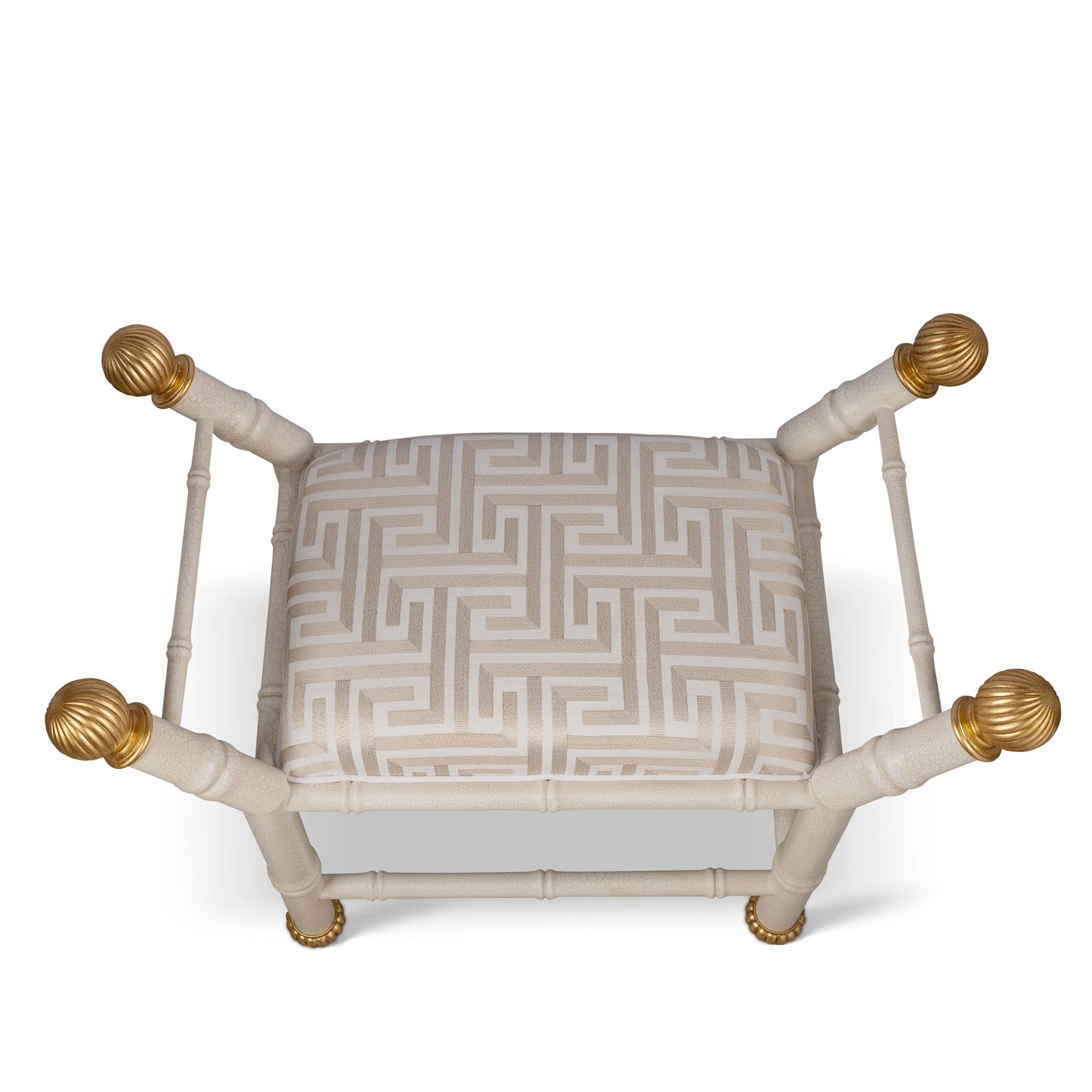 Boca White Paros Key Bench