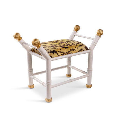Boca White Tigre Natural Bench