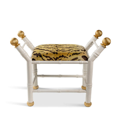 Boca White Tigre Natural Bench