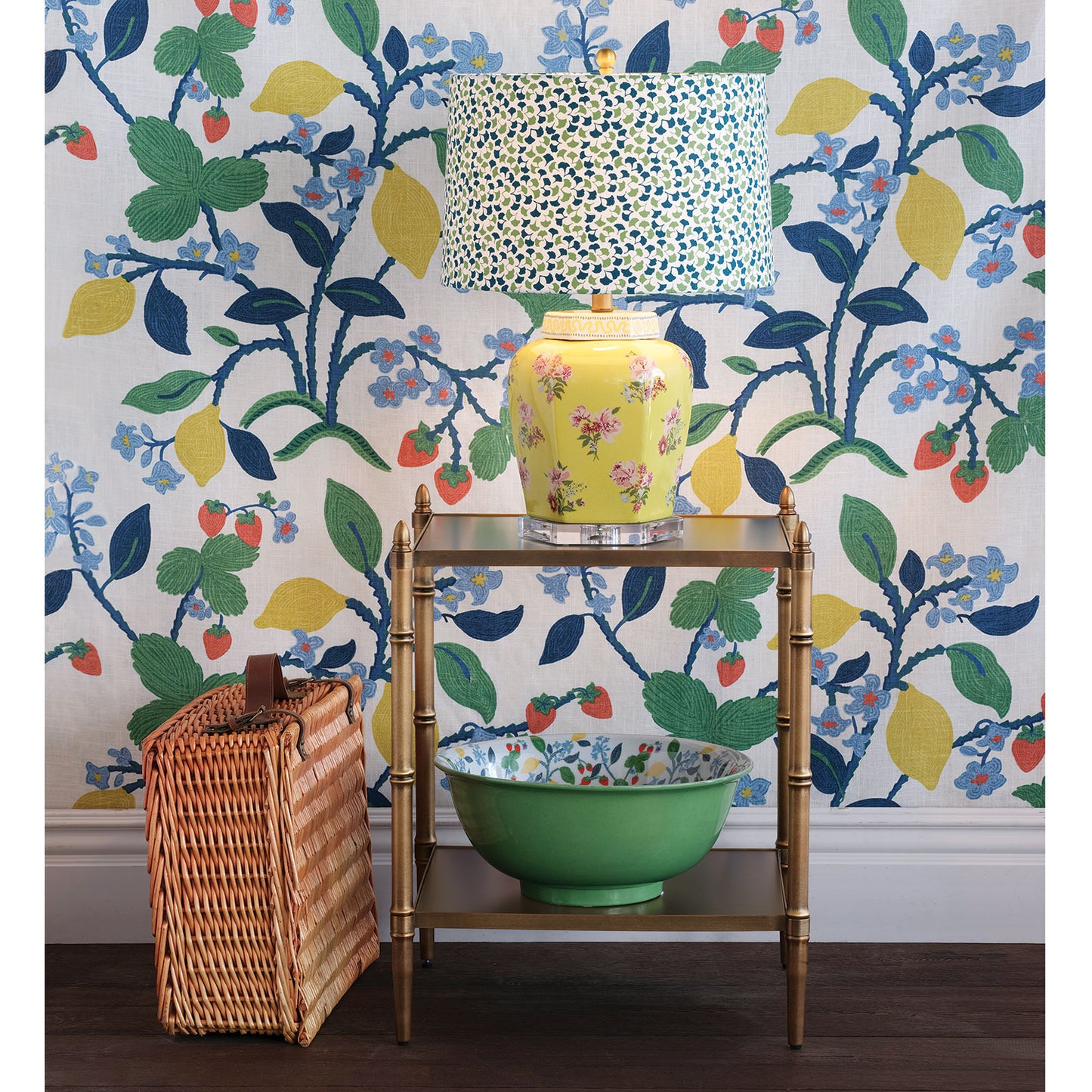 Doheny Brass Accent Table